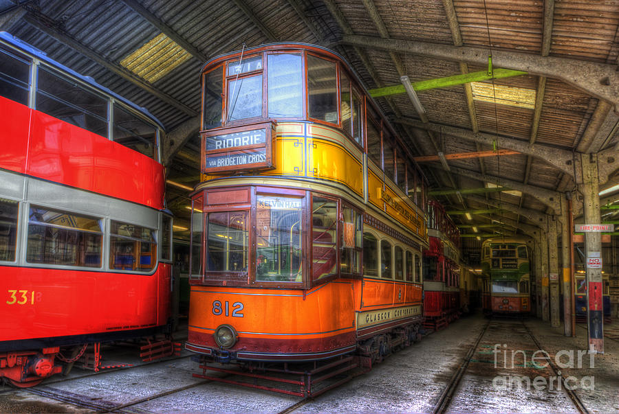 Tram 812 Glasgow Corporation Photograph by Yhun Suarez