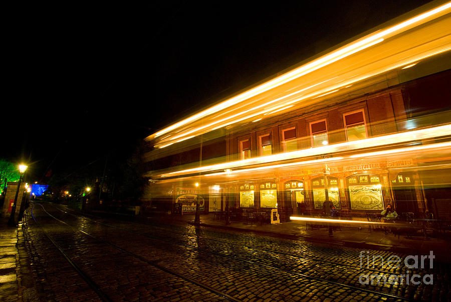 Tram Light Trail 5.0 Photograph by Yhun Suarez