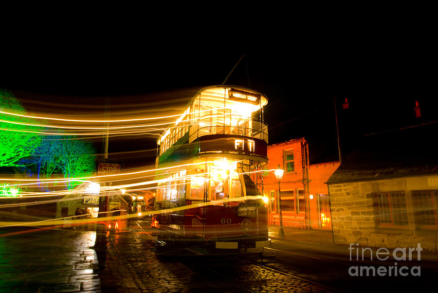 Tram Light Trail 6.0 Photograph by Yhun Suarez