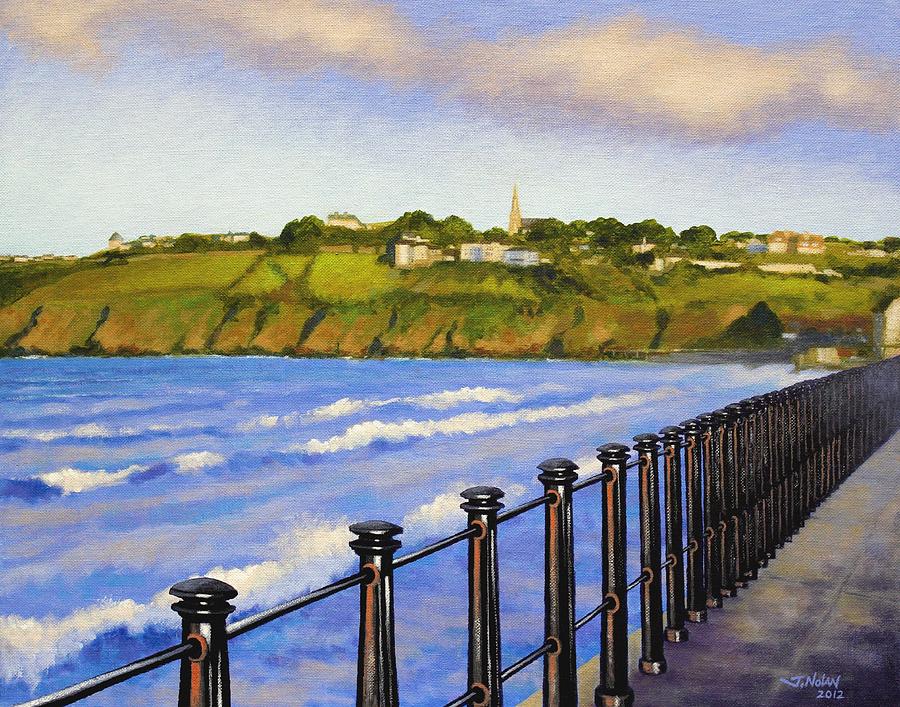 Landscape Painting - Tramore County Waterford by John Nolan Landscape Painting - Tramore County Waterford by John Nolan
