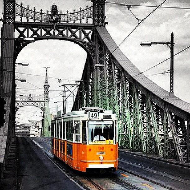 Budapest Photograph - Tramway by Zsolt Bugarszki