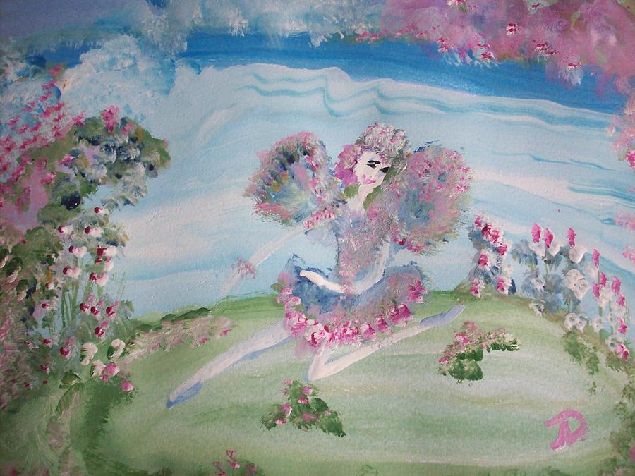 Fairy Painting - Tranquility Fairy by Judith Desrosiers