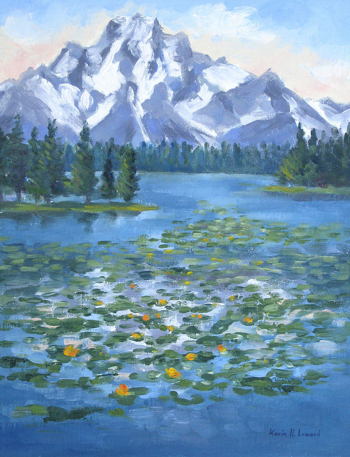 Tranquility Grand Tetons Painting