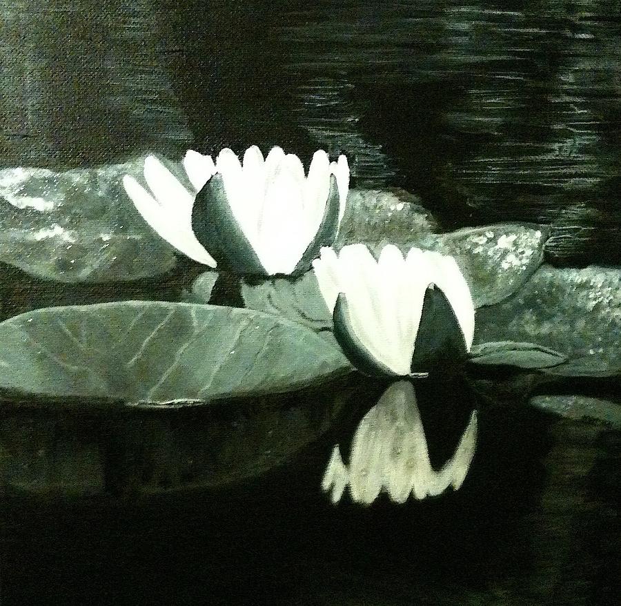 Flower Painting - Tranquility by Melissa Torres