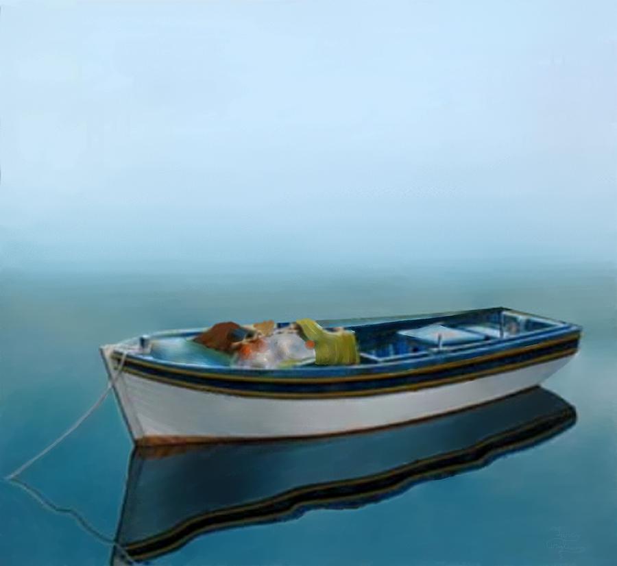 Tranquility Of The Sea Painting by Larry Cirigliano