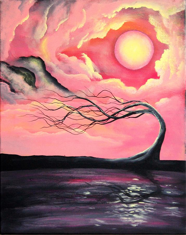 Landscape Painting - Tranquility2 by Angie Phillips Landscape Painting - Tranquility2 by Angie Phillips