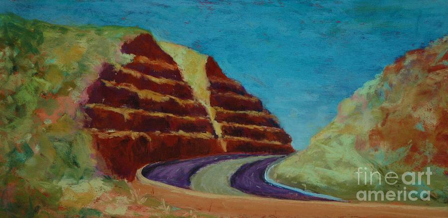 Trans Mountain Painting by Melinda Etzold