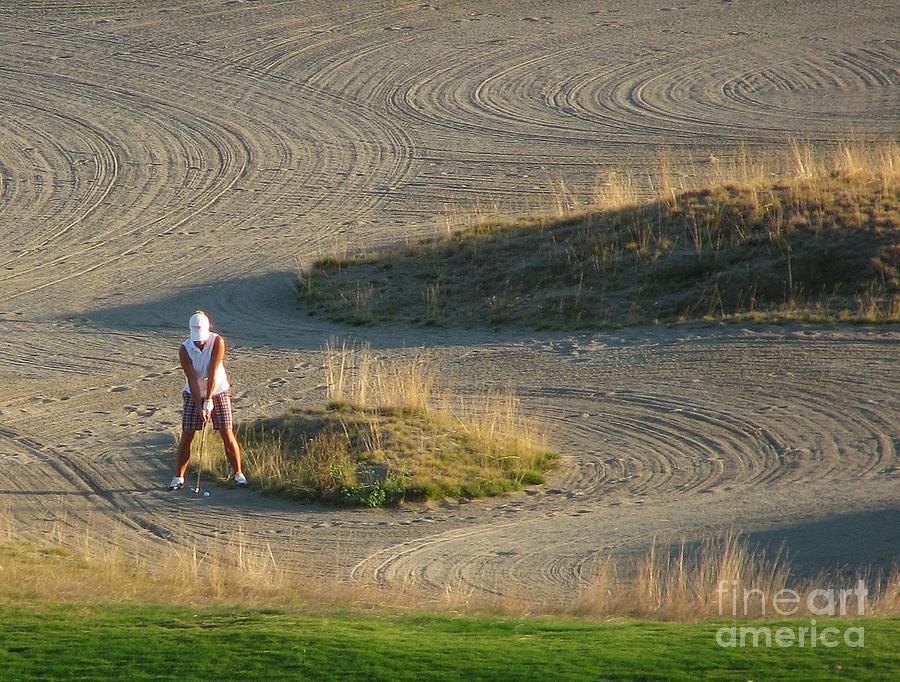 Trap - Chambers Bay Golf Course Photograph by Chris Anderson