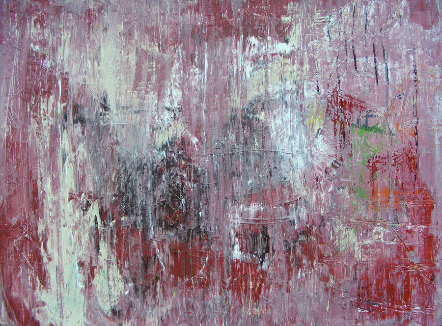 Abstract Painting - Trapped Bachelor - Number 8 by Pam Tapp