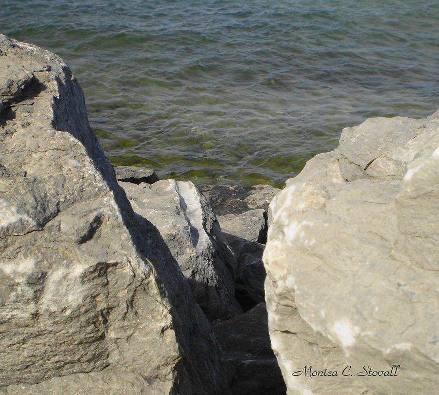 Traverse Bay Shoreline Collections - Michigan Photograph by Monica C Stovall