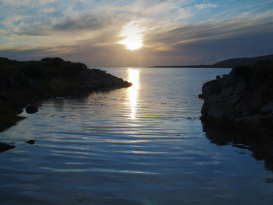 Bay Photograph - Trawenagh Bay At Sunset 2 by Steve Watson Bay Photograph - Trawenagh Bay At Sunset 2 by Steve Watson