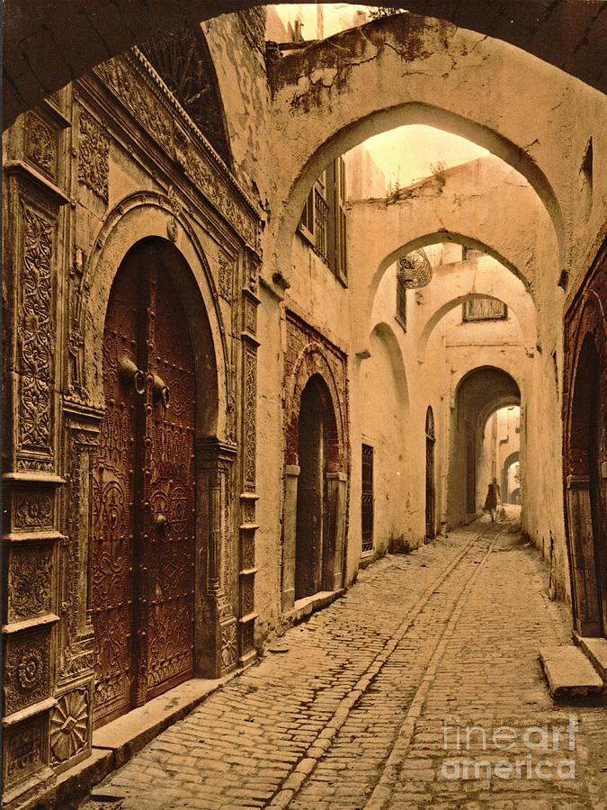 Treasure Street in Tunis Photograph by Padre Art