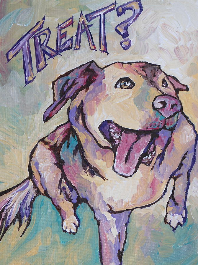 Treat Painting by Sandy Tracey