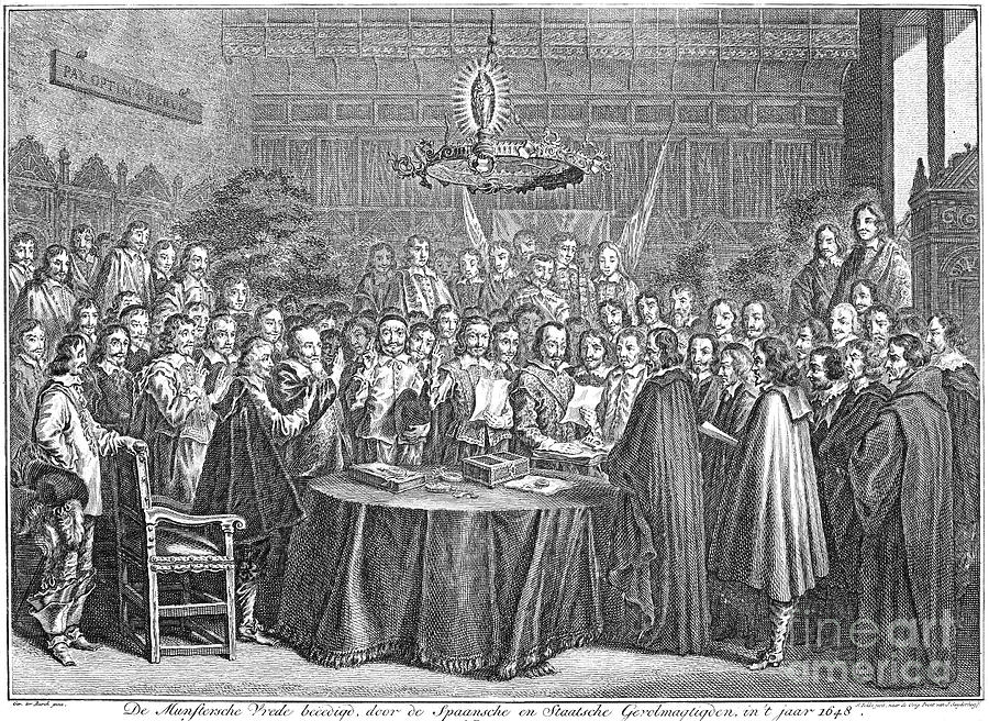 1648 Photograph - Treaty Of Munster, 1648 by Granger