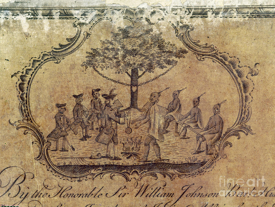 TREATY WITH NATIVE AMERICANS, c1760 Photograph by Granger