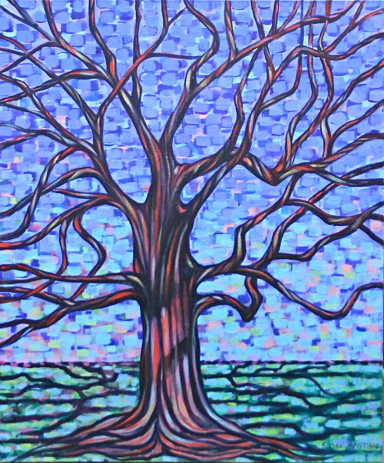 Tree #2 Painting by Susan Santiago