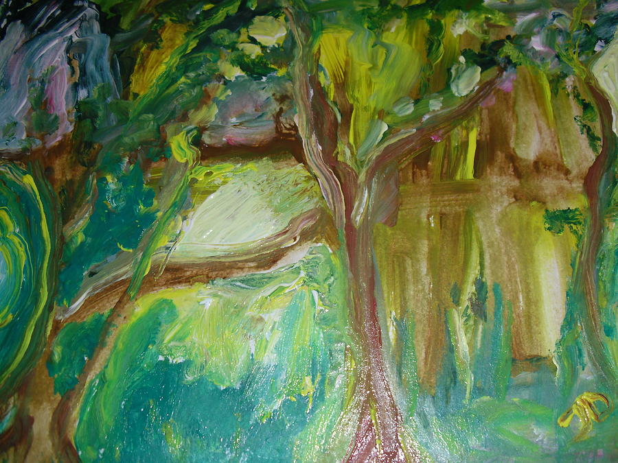 Tree Moment Painting by Judith Desrosiers