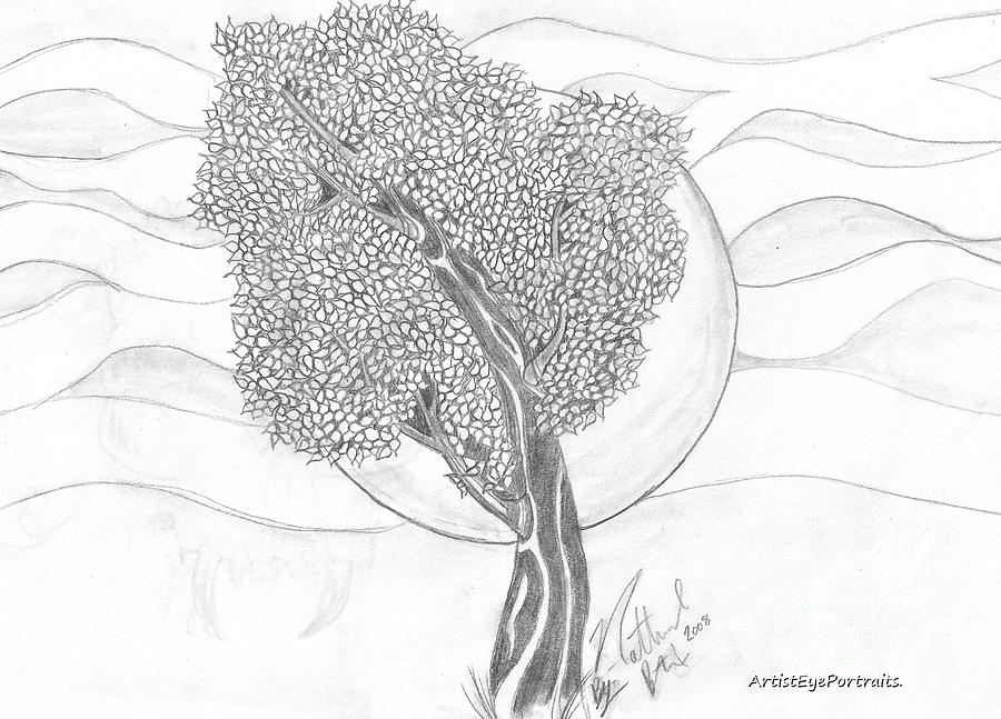 Tree Drawing - Tree of life by Nathaniel Bostrom