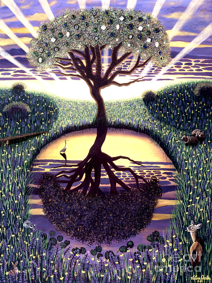Tree Of Life Painting By Victoria Christian