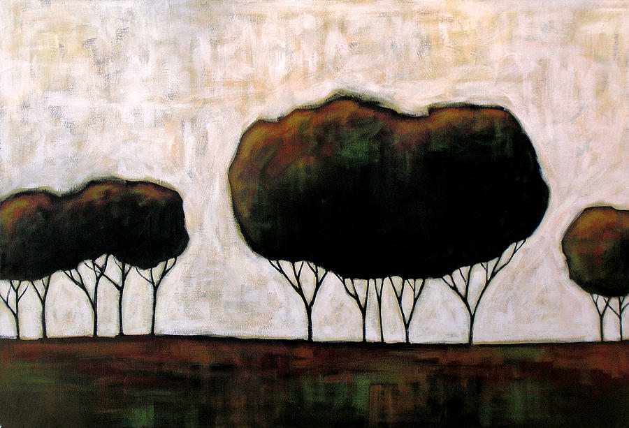 Trees On the Prairie Painting by Amy Giacomelli