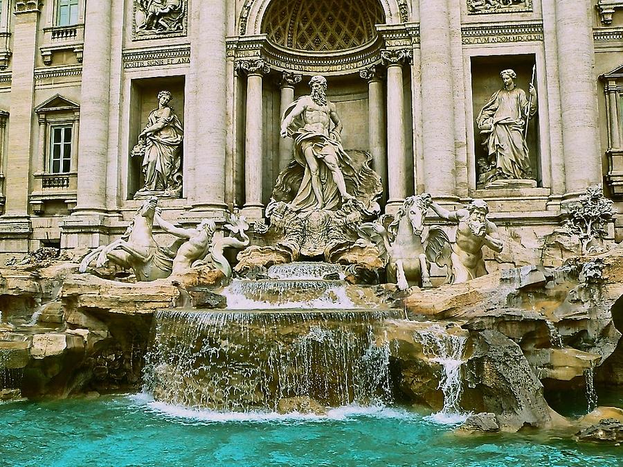 Trevi Fountain Photograph by Eric Tressler