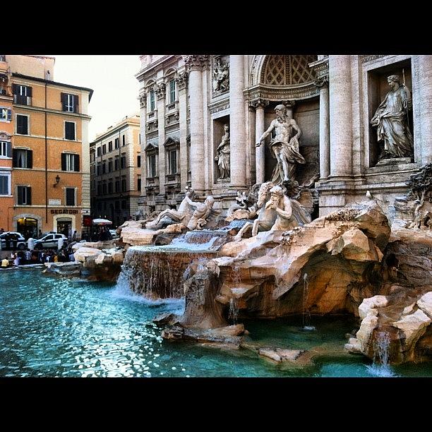 Instagram Photograph - Trevino Fountain. I Love This Area by Jackie Ayala