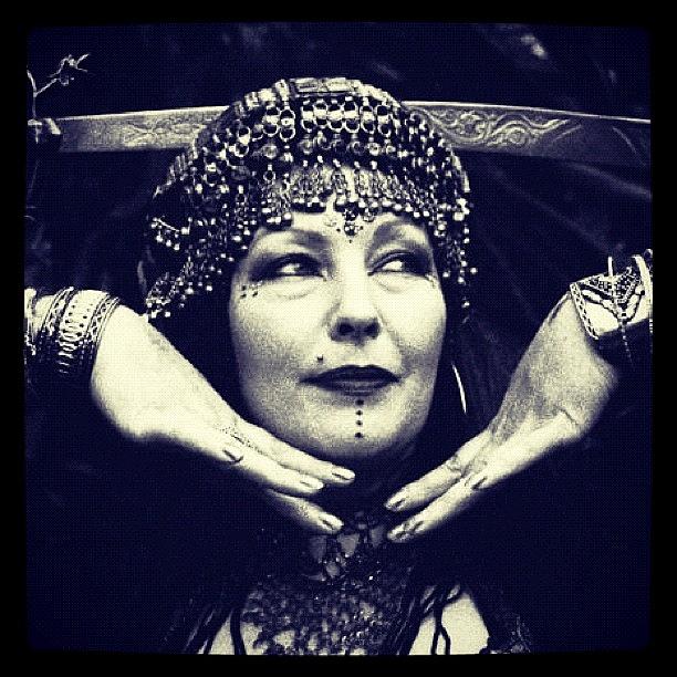 Black And White Photograph - Tribal Belly Dancer by Susannah Mchugh