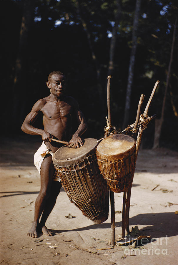 Tribal Dancing, Dr Congo Photograph by Elizabeth Kingsley
