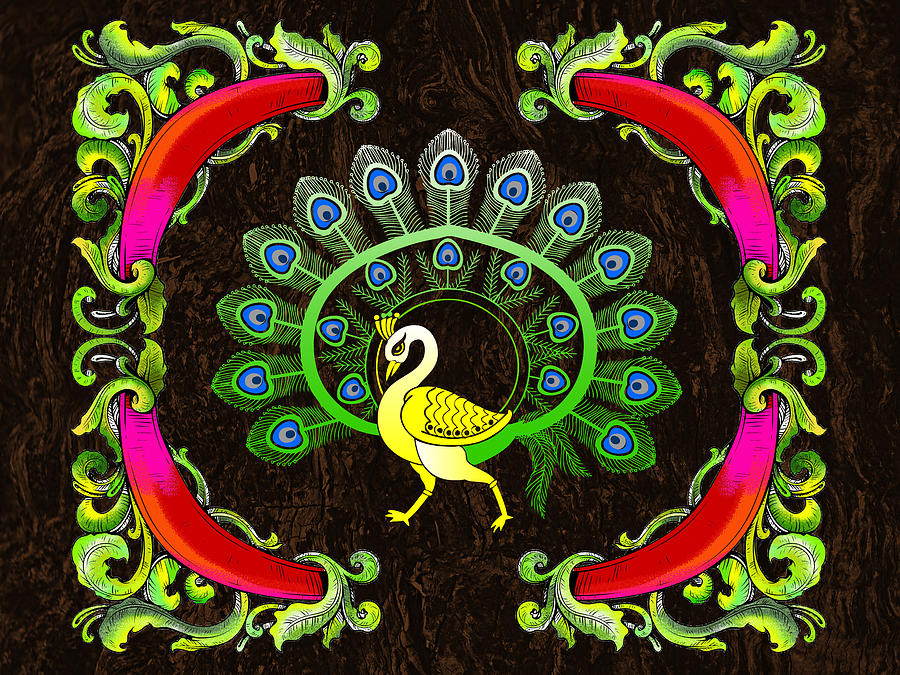 Tribal Peacock Painting