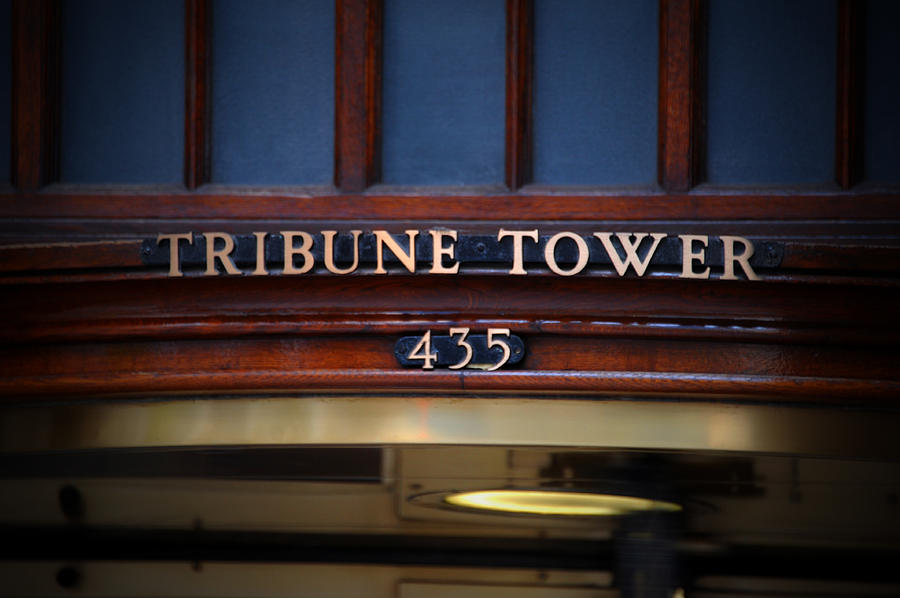 Tribune Tower Photograph by Anthony Citro