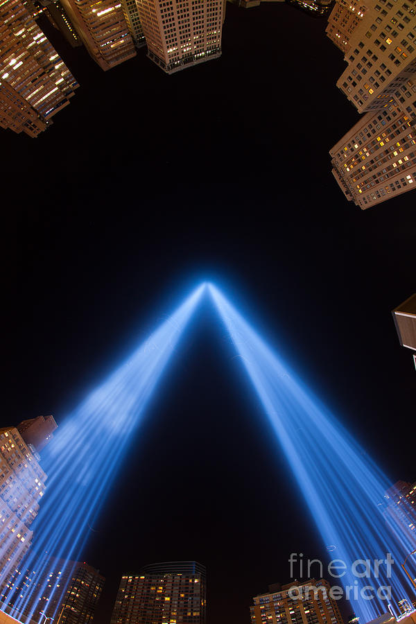 New York City Photograph - Tribute in Light XIV by Clarence Holmes
