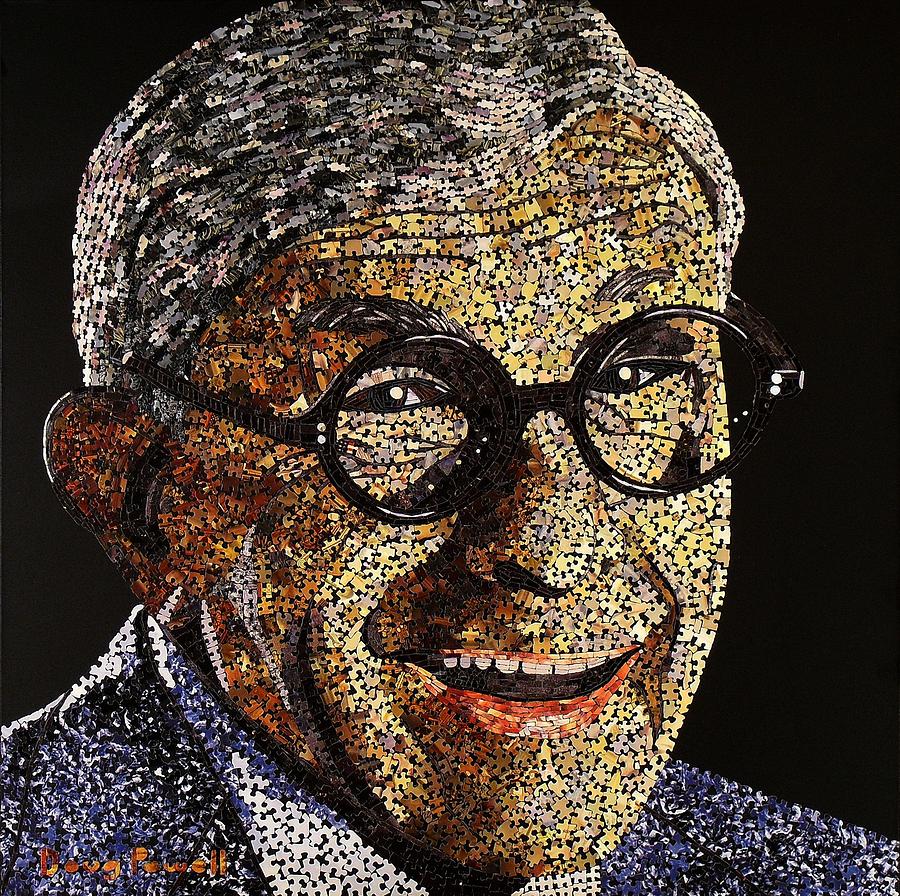 Tribute To George Burns Mixed Media by Doug Powell