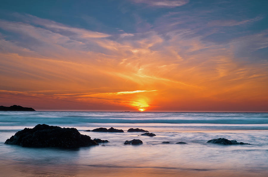 Sunset Photograph - Trinidad Sunset by Greg Nyquist