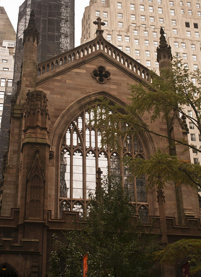 New York City Photograph - Trinity Church 3 by Teresa Mucha