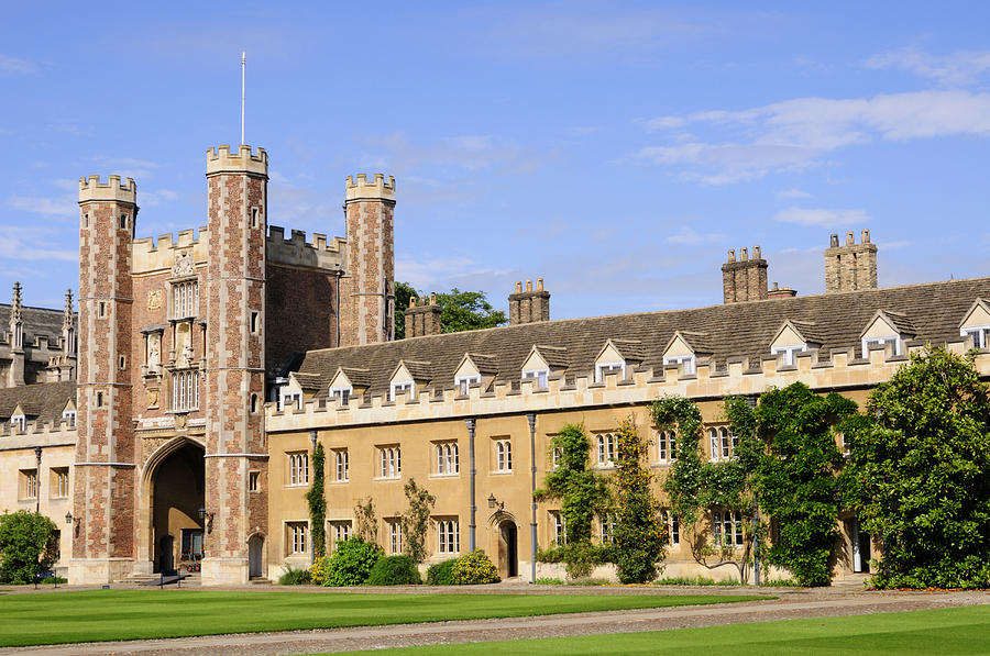 Trinity College In Cambridge by Liz Pinchen