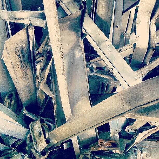 Instagram Photograph - #trippy #aluminum #silver #random by Saul Jesse Beas