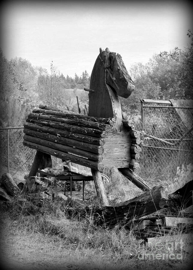 Trojan Horse Photograph by Tatyana Searcy
