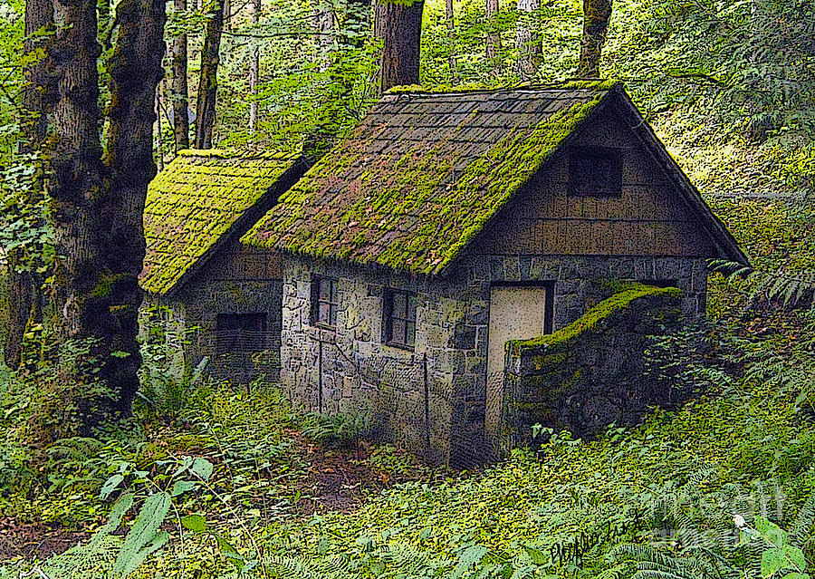 Trolls House - Oregon Photograph - Trolls House - Oregon Fine Art Print