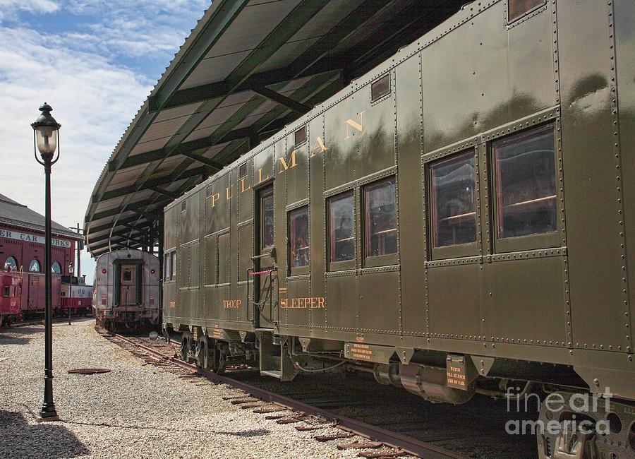 Troop Sleeper Car At The B And O Railroad Museum In Baltimore Maryland Photograph by William Kuta
