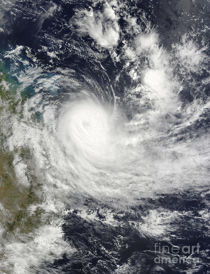 Tropical Cyclone Hamish Off Australia Photograph by Stocktrek Images