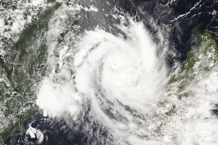 Tropical Cyclone Jokwe Photograph by Stocktrek Images
