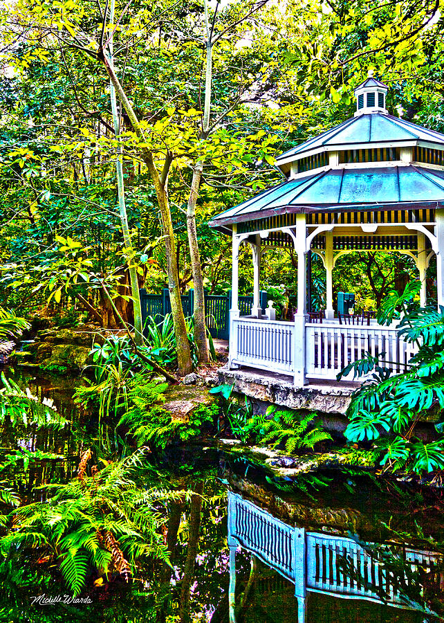 Tree Photograph - Tropical Gazebo by Michelle Constantine
