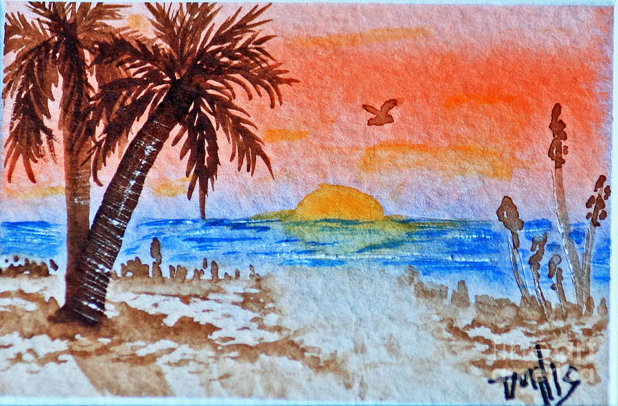 Tropical Sun Painting by Terri Mills