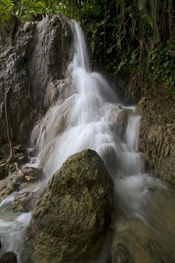 Nature Photograph - Tropical Waterfall by Sven Brogren