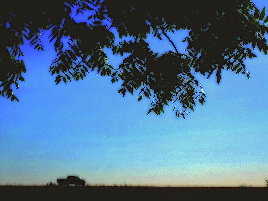 Sunset Photograph - Truckin by Molly McPherson