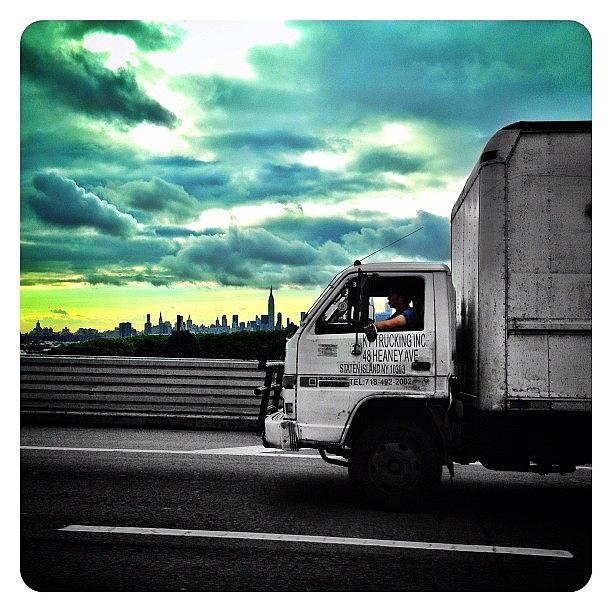 New York City Photograph - Truckin by Natasha Marco