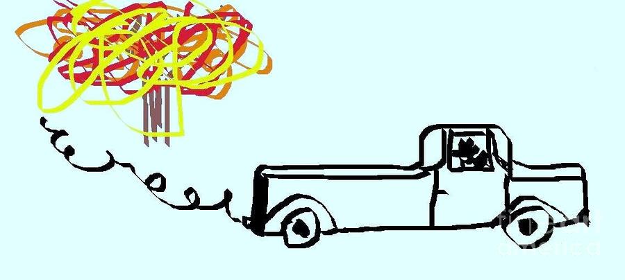 Trucking Digital Art