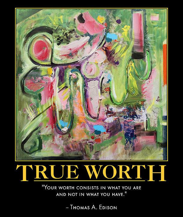 True Worth Digital Art by Sylvia Greer