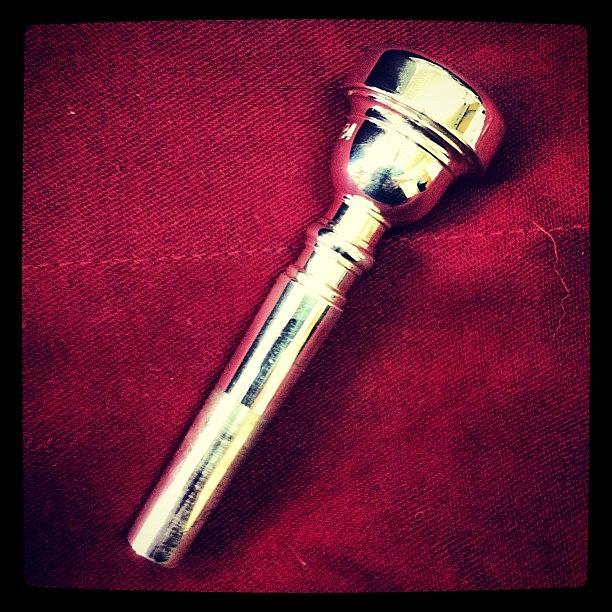 Music Photograph - Trumpet Mouthpiece by Ken Powers