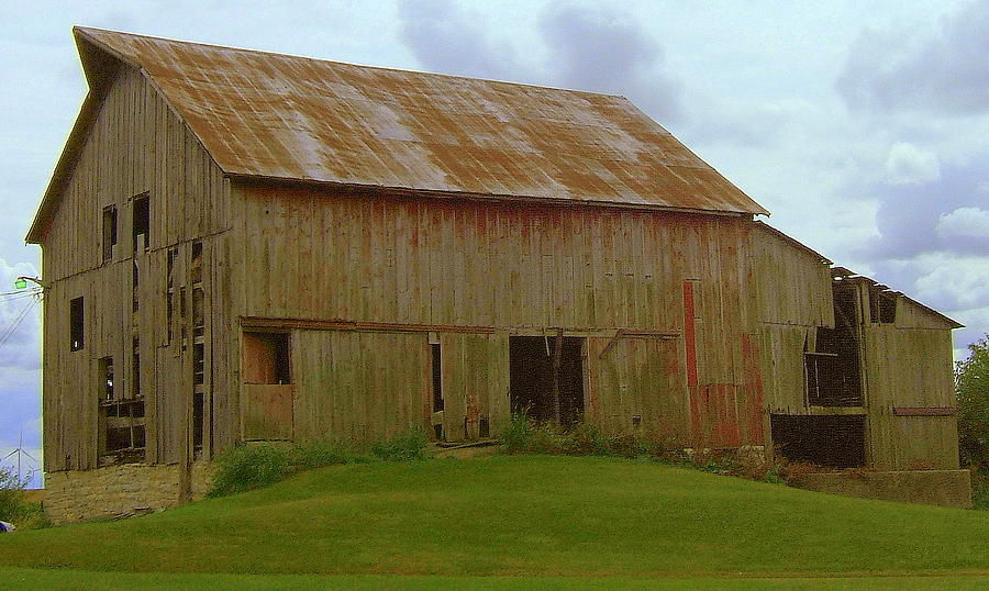Barn Photograph - Tuckered Out by Claude Oesterreicher